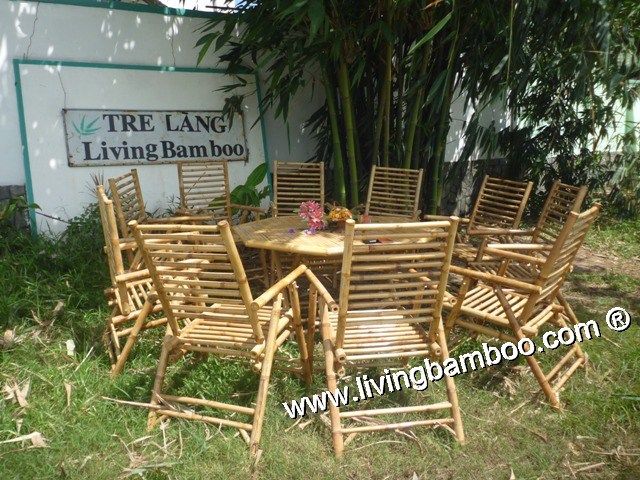 Bamboo Folding Table For Outdoor Furniture