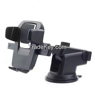 Retractable long arm phone car holder