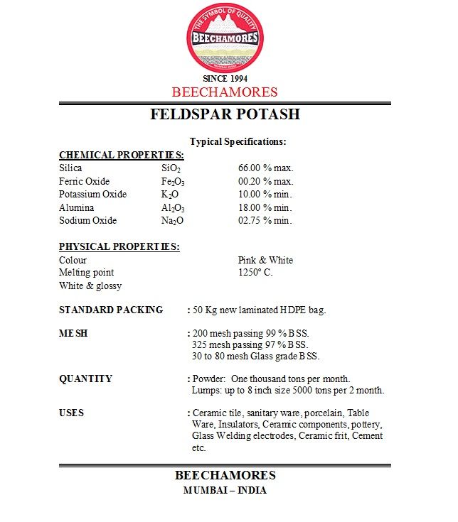 Feldspar Potash