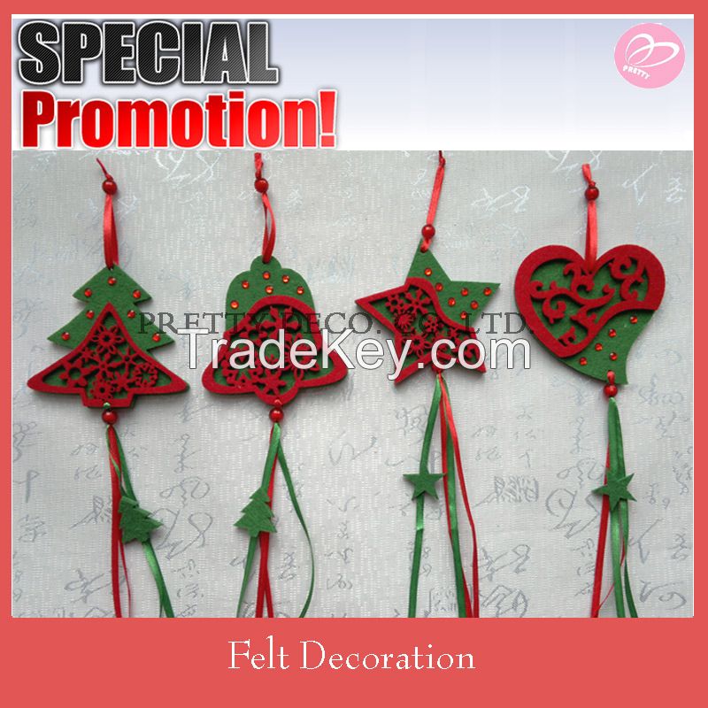 2015 New fashion felt wholesale christmas decorations