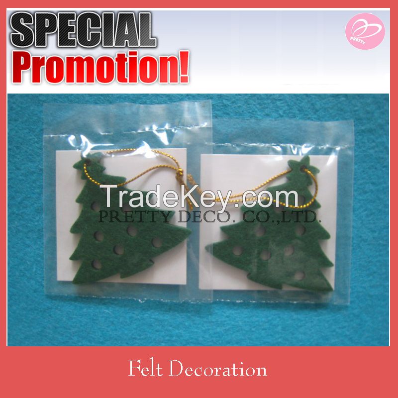 Felt Small tree shaped xmas decoration