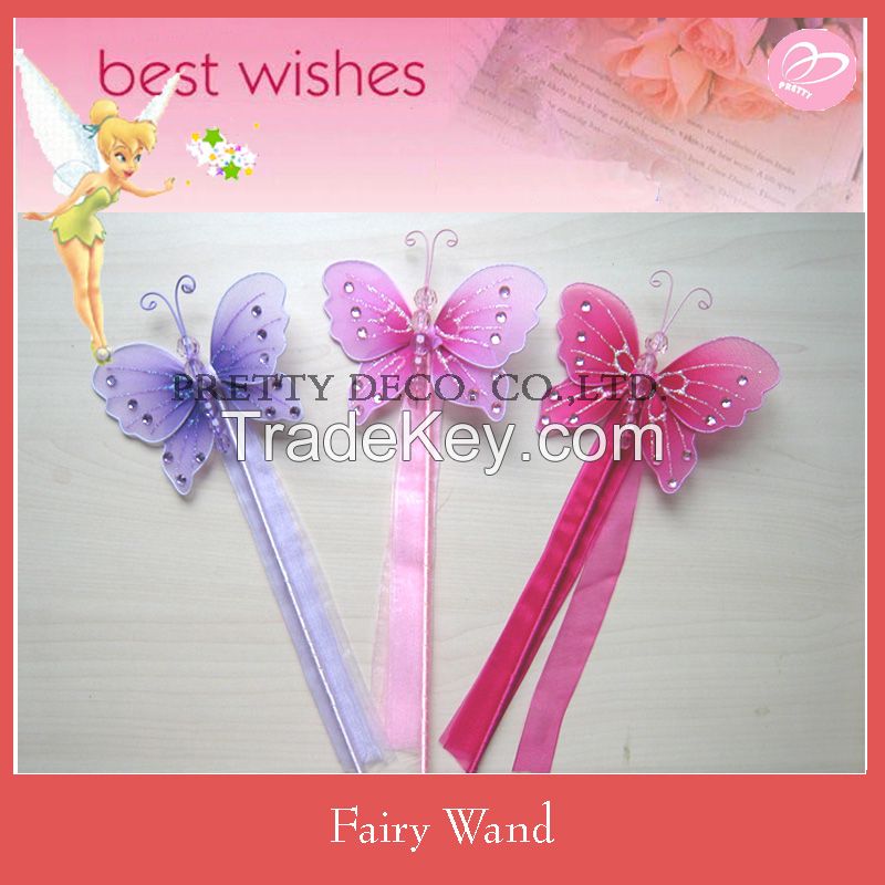 Glitter Butterfly angel wand