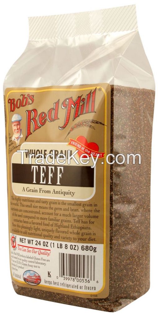 We offer rye grains and rye flour , Teff grain and teff flour at good prices