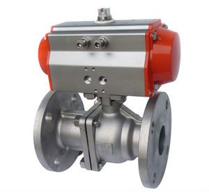 HIHG PLATED PNEUMATIC ACTUATOR BALL VALVE