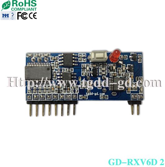 Sell GD-RXV6D 2 rolling code superheterodyne receiver module