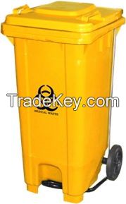 120Liters medical waste bin with pedal