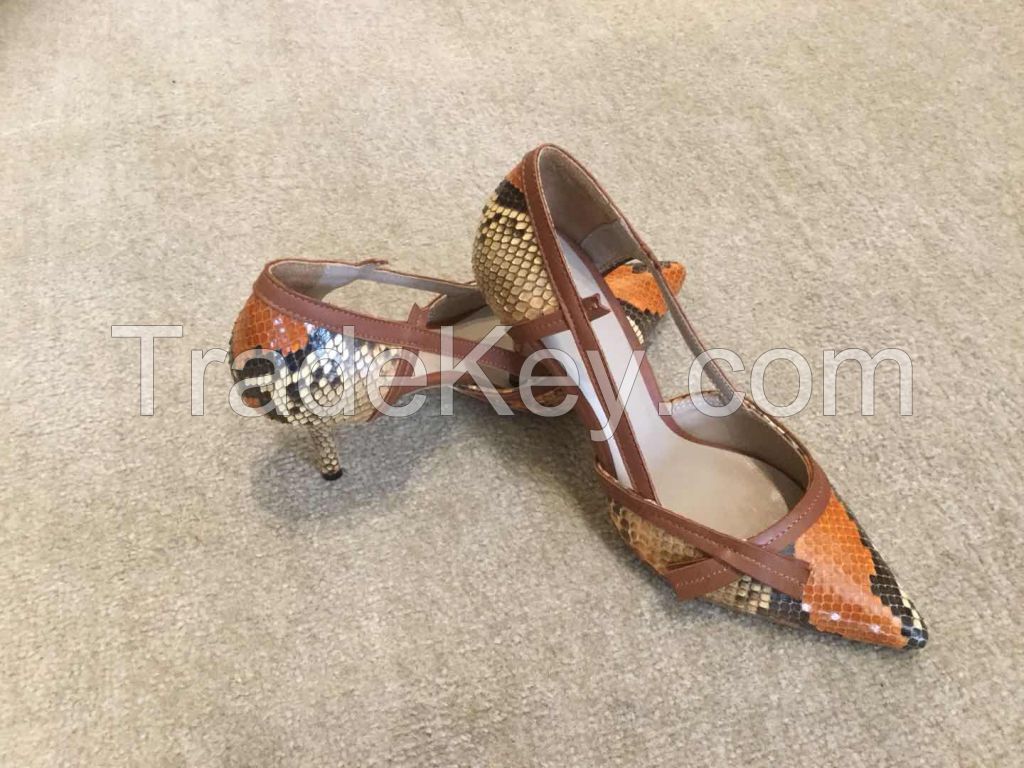 Python Genuine Leather shoes luxury