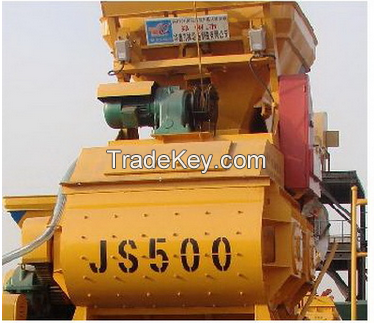 Hot sale JS500 concrete mixer specifications