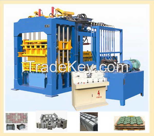 QY6-24 automatic hydraulic concrete block machine hot sale in Nigeria, Mozambique, Tanzania, Kenya, Ethiopia