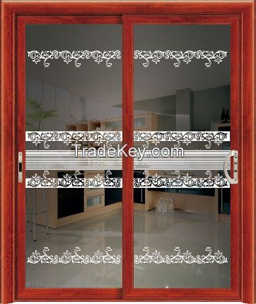 Aluminum alloy glass slide door made in China