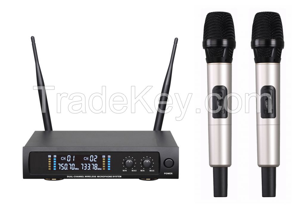 Tymine UHF Metal Karaoke wireless microphone