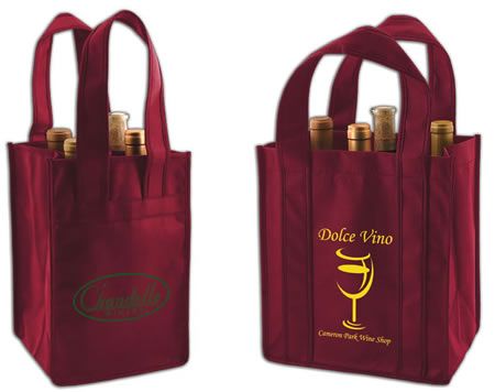 Non-Woven Wine Totes