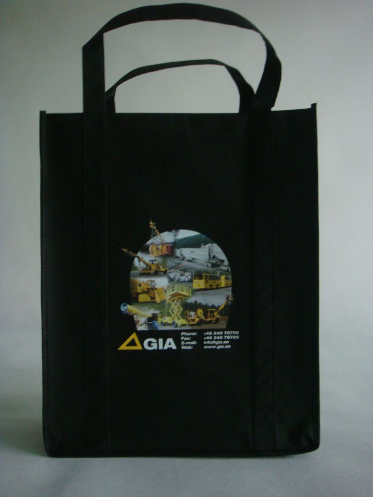 Heat transfer printing non woven shopping bag