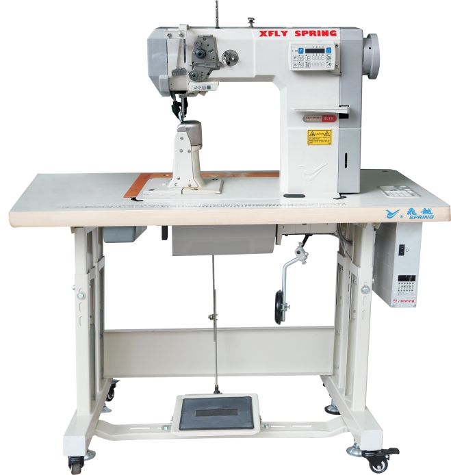 Single Needle Fully Automatic Post-Bed Lockstitch Sewing Machine