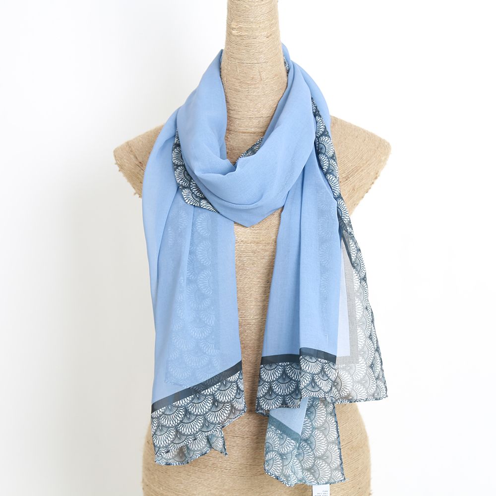 polyester silk feeling scarf hijab