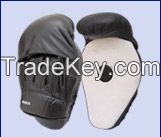 Boxing MMA Muay Thai Cruved Mitt target focus made cowhide