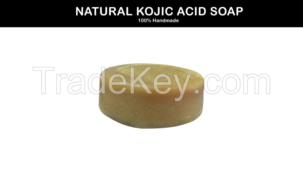 Kojic Acid Soap Made of Coconut, Olive, castor and caola oils for lightening of skin