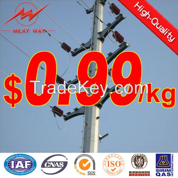 Sell electric power pole applied to philippines