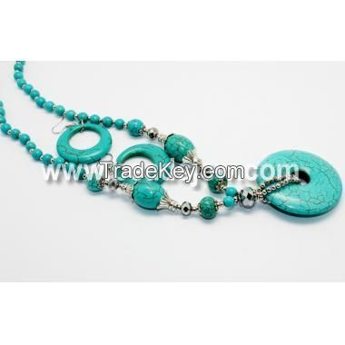 Sell turquoise necklace set