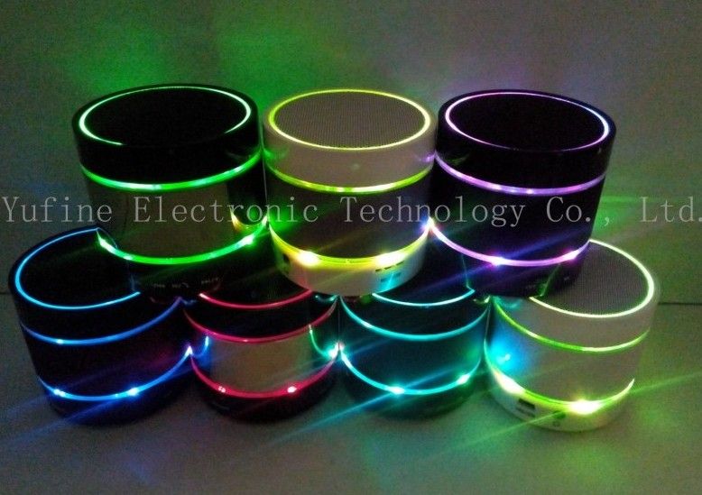 Sell LED flash light Bluetooth speaker, S09 wireless Bluetooth speaker, hot selling mini Bluetooth speaker, Three LED light Bass sound mini speaker