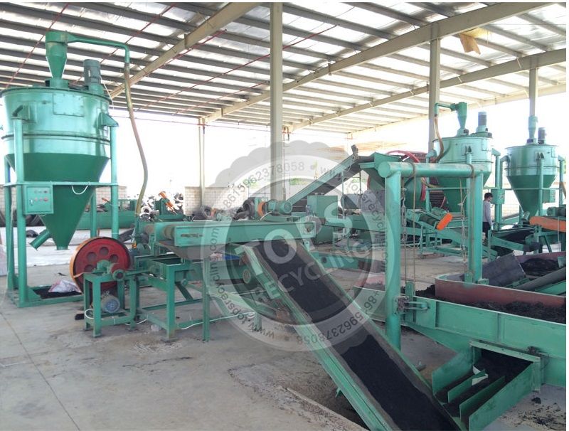 Waste Tyre Recycling Shredding Plant