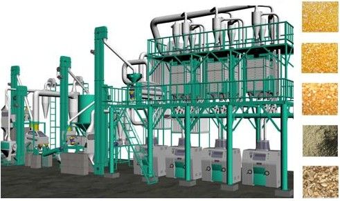 high gluten maize flour milling machinery, maize flour mill, maize processing