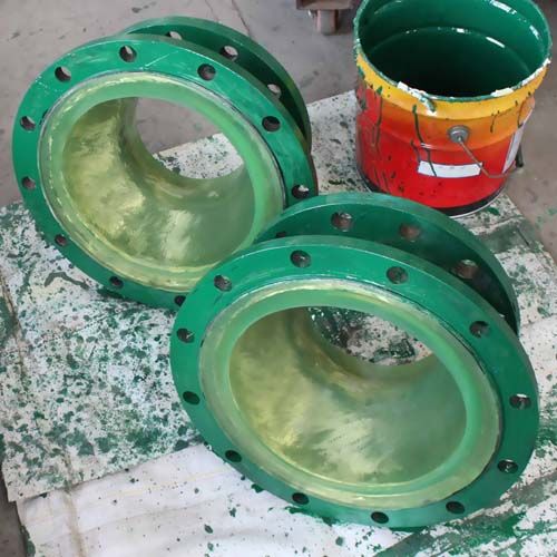 Steel lining polyurethane wear-resistant pipe firrings, steel lining polyurethane dual anti-pipe fittings