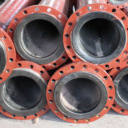 Steel plastic composite straight pipe