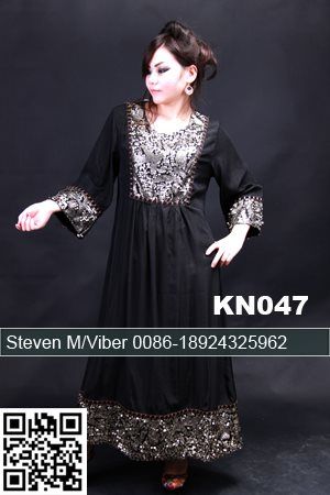 Latest Fashion Sexy Beaded Muslim Abaya Designs Dresses