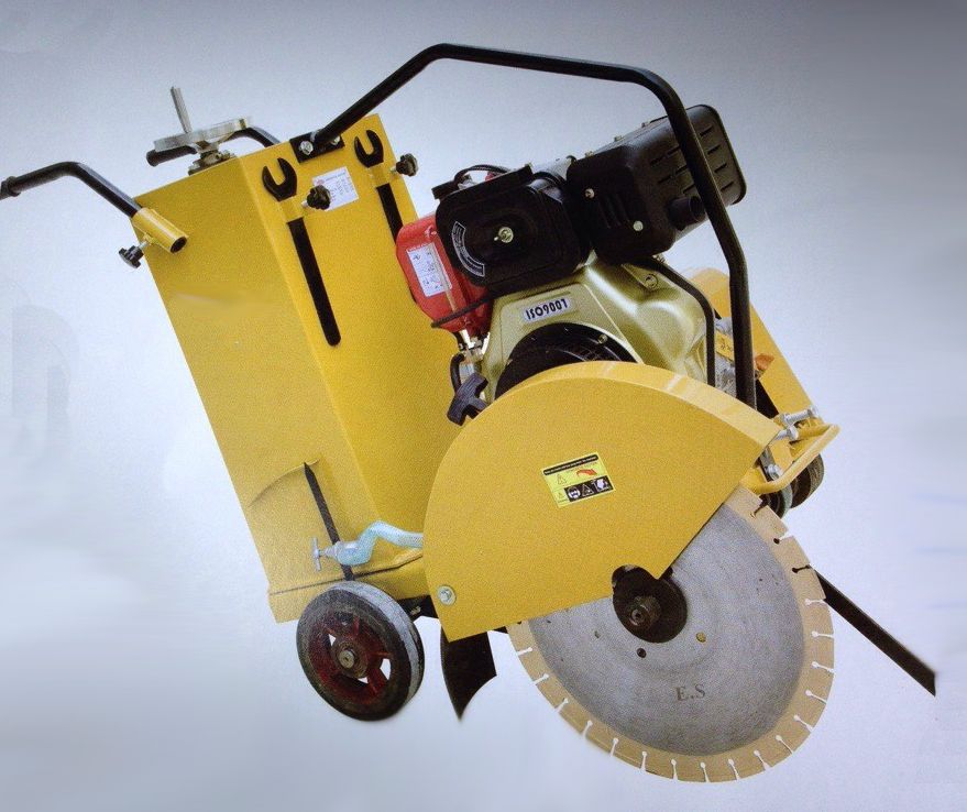 Walk behind Diesel Concrete Road Cutter 50cm