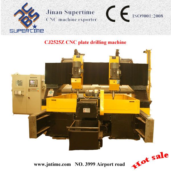 Multi head CNC drilling machine for tube sheet