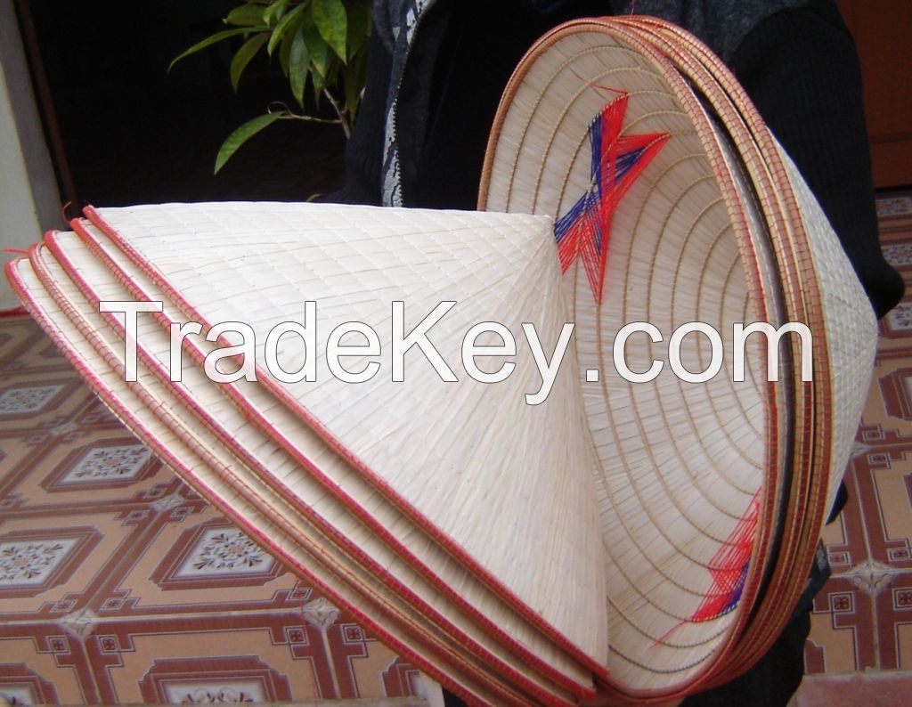 Straw, palm leaf hat (customize - good price), Non la