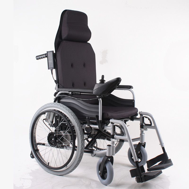 reclining high backrest power  wheelchair and manual dual mode BZ-6103