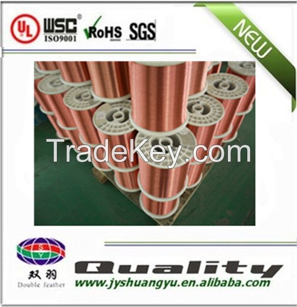 Enamelled aluminum wire