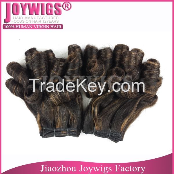 hot selling unprocessed 100 aunty funmi hair spirl curl