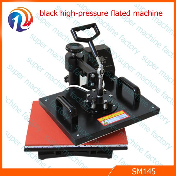 black t-shirt heat transfer machine for tshirt cotton garment DIY printting heat press machine for Tshirt sublimation transfer