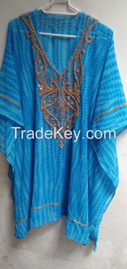 Embroidered kaftan