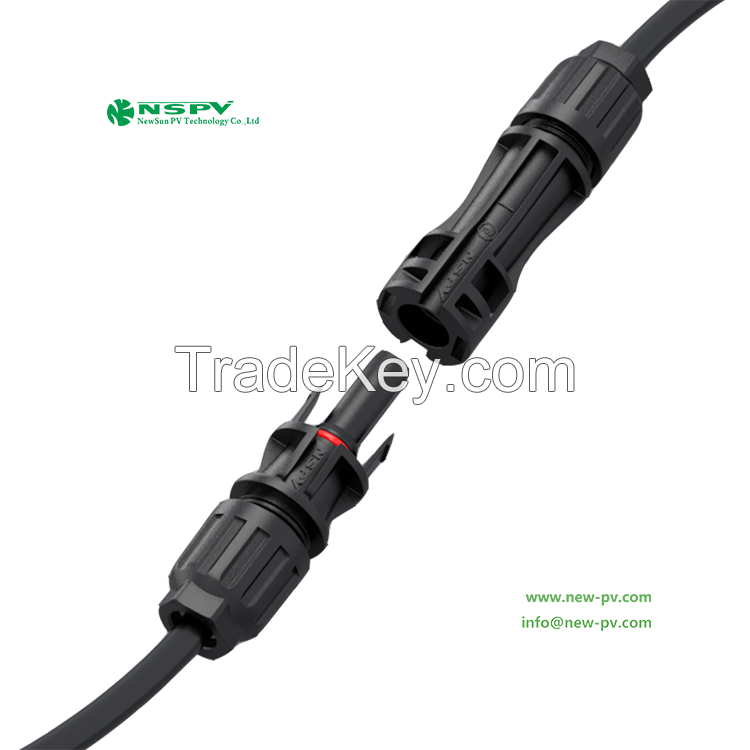 Solar Cable Connector 1500VDC 35A Solar Wire Connector IP68 Waterproof For Solar System Connections