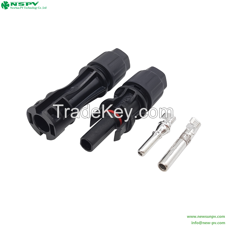 IP68 Waterproof Solar Cable Connectors 1500VDC 35A Solar Wire Connectors