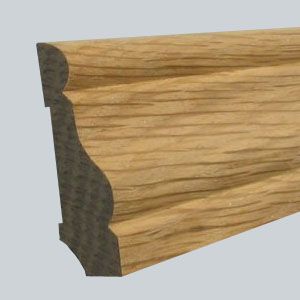 Oak skirting board