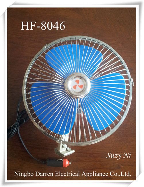 8inch 12v 24v Ful-closed Metal Guard Clip Car Fan