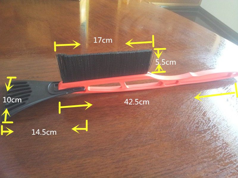 Plastic Portable Car Snow Shovel Ice Scraper with Brush