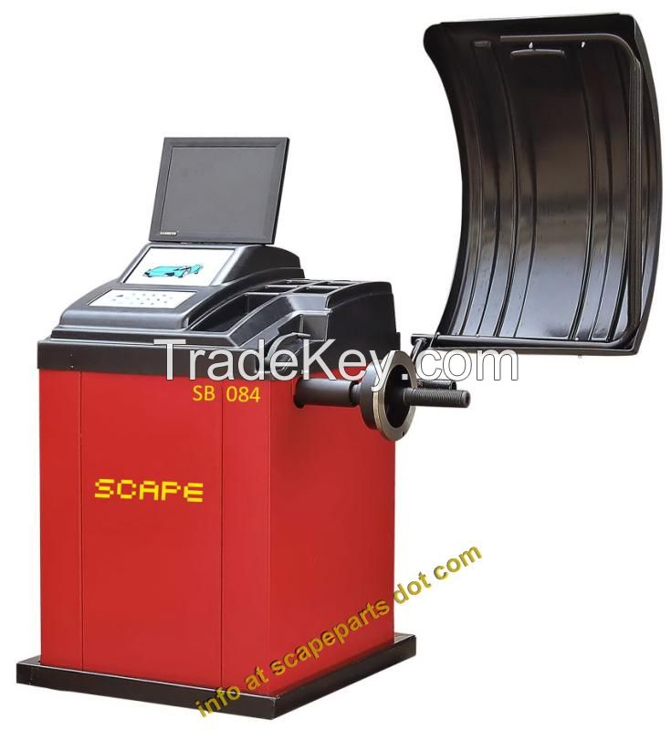 Automatic wheel balance machine with LCD and CE SB-084