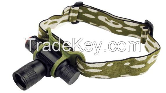 3W Led Zooming Aluminum Headlamp