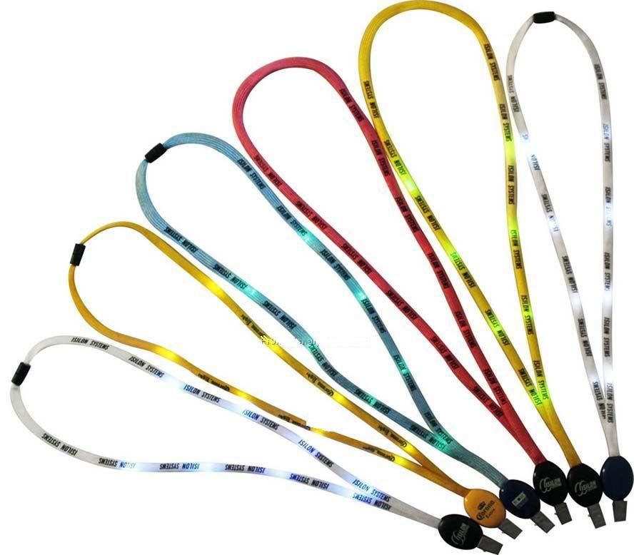 led light lanyard, straps, key chain, polyester lanyard, nylon lanyard, pvc lanyard