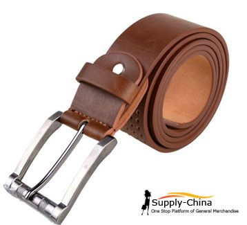 Ms pin buckle leather belt