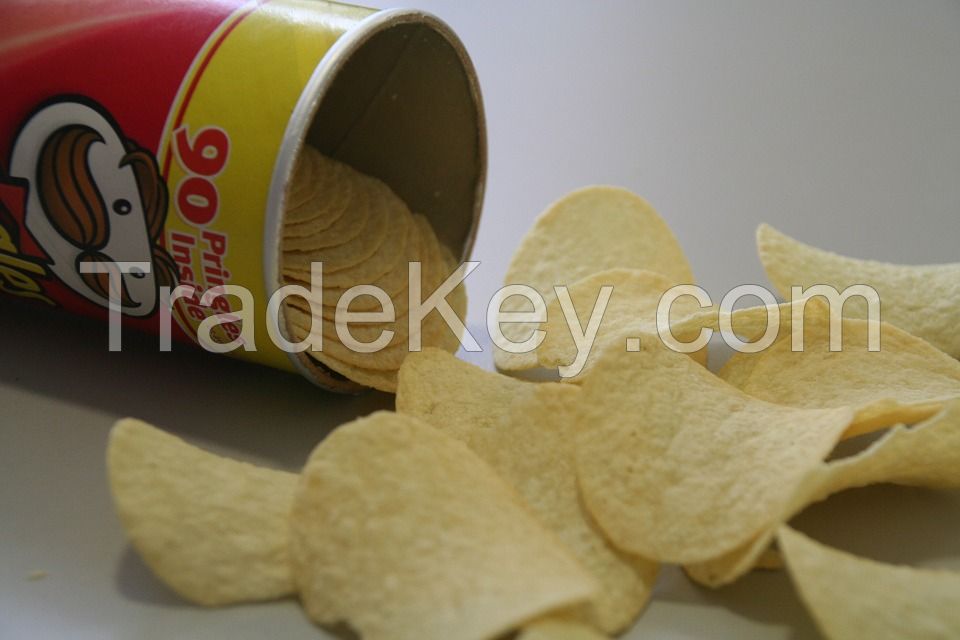 Potato Chips, Potato Crisps, Pringle Chips Hot And Spicy Delicious Snack