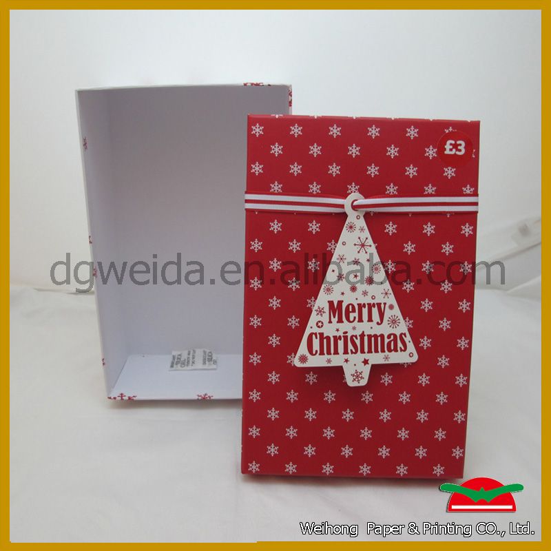 good design  christmas  gift box  with matte lamination