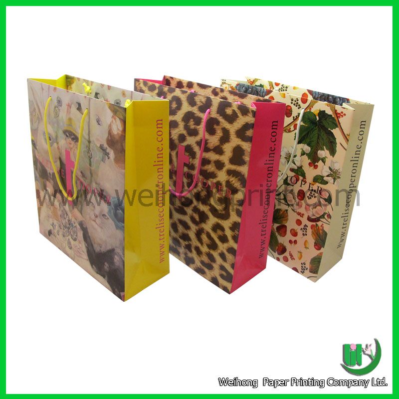 Wholesale paper shopping bags