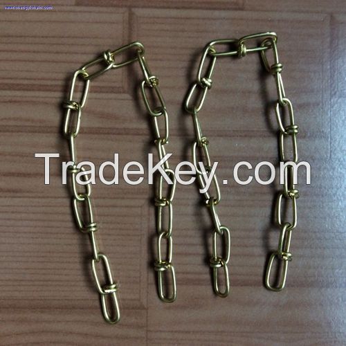 sell brass double loop chain